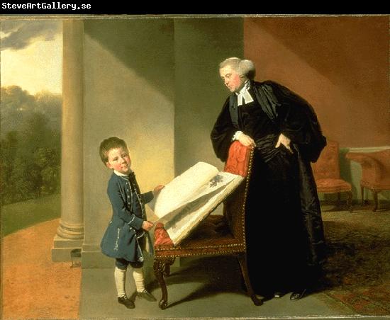 Johann Zoffany The Reverend Randall Burroughs and his son Ellis